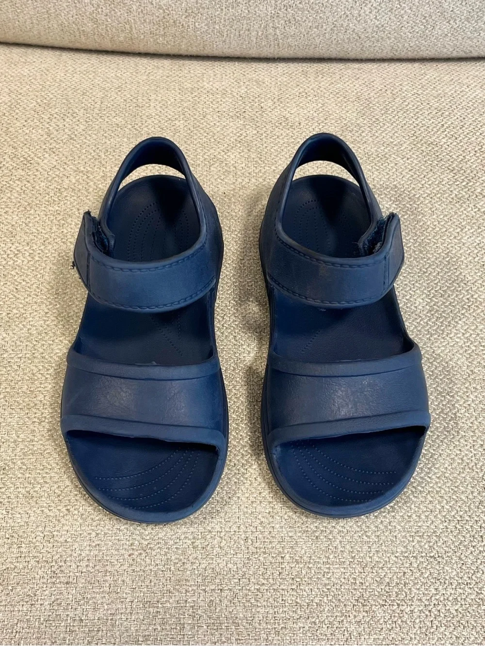 Wonder Nation Toddler EVA Sandals Navy Size 9-10 Water Beach Shoes
